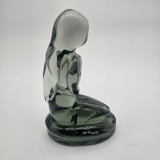 Murano Glass Signed Ermanno Nason Female Figure Sculpture