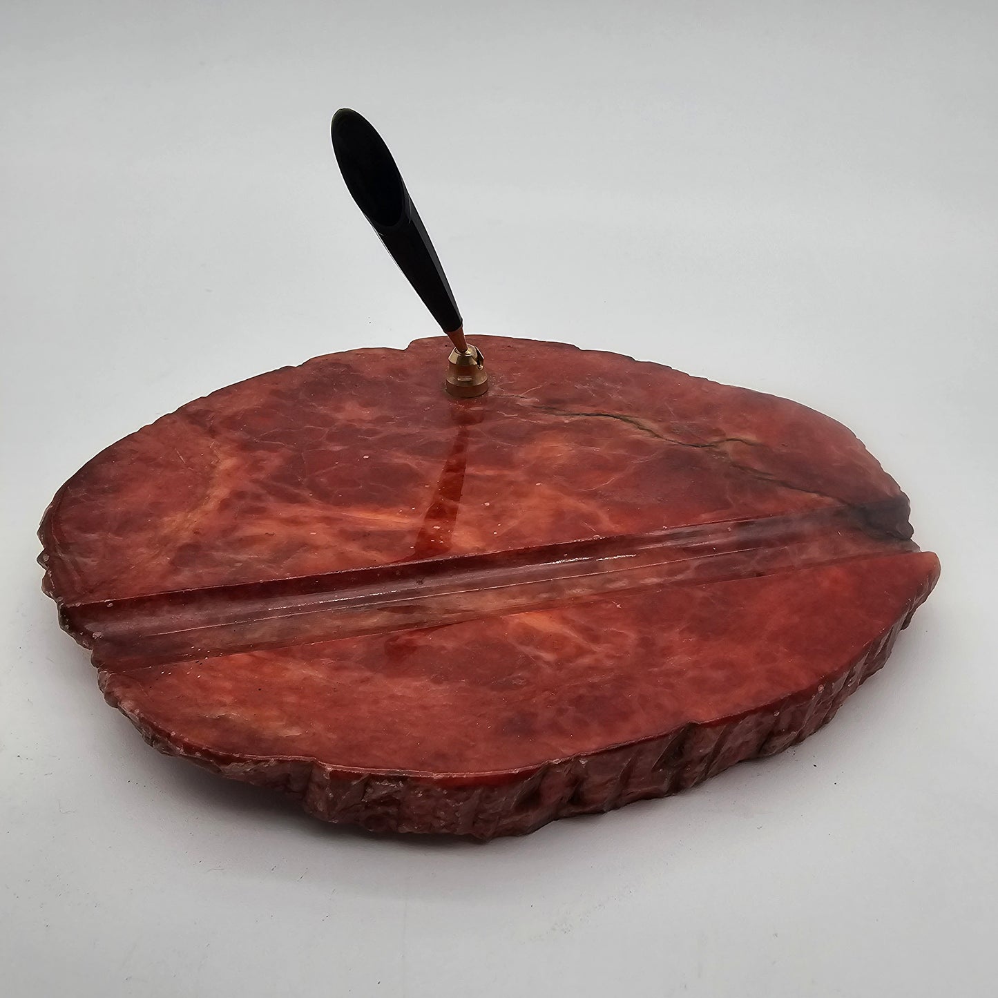 Vintage Stone Pen Holder