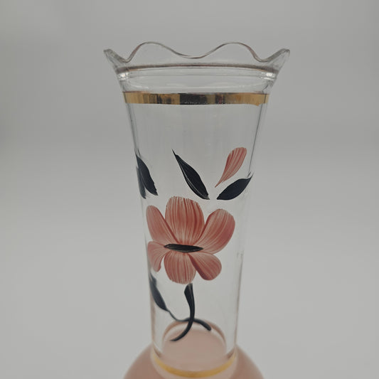Vintage Bartlett Collins hand painted Bud vase