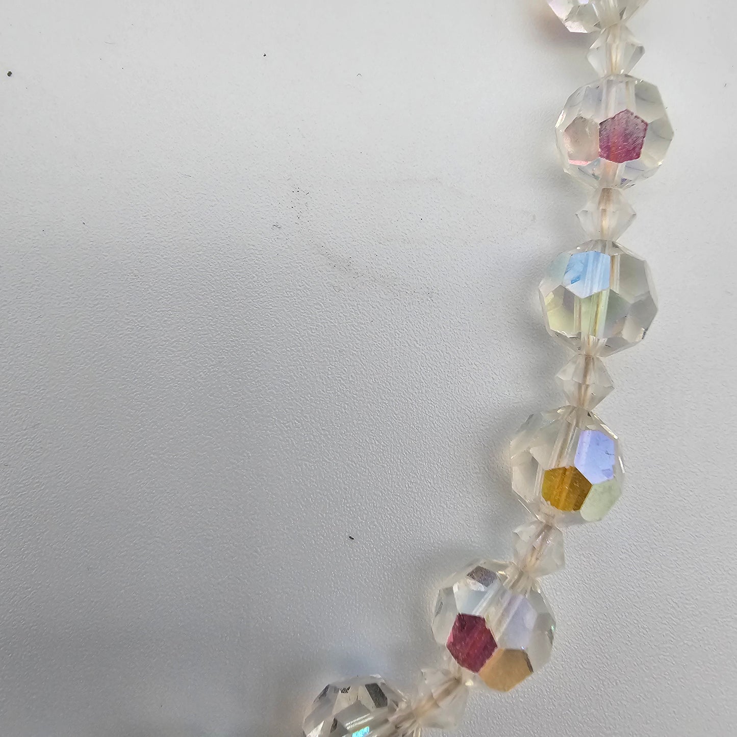 Vintage Aurora Borealis earrings & Necklace
