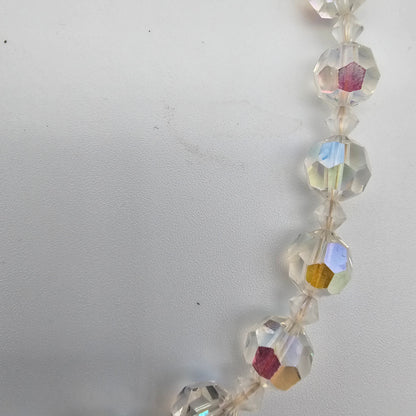 Vintage Aurora Borealis earrings & Necklace