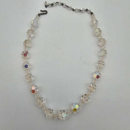 Vintage Aurora Borealis earrings & Necklace