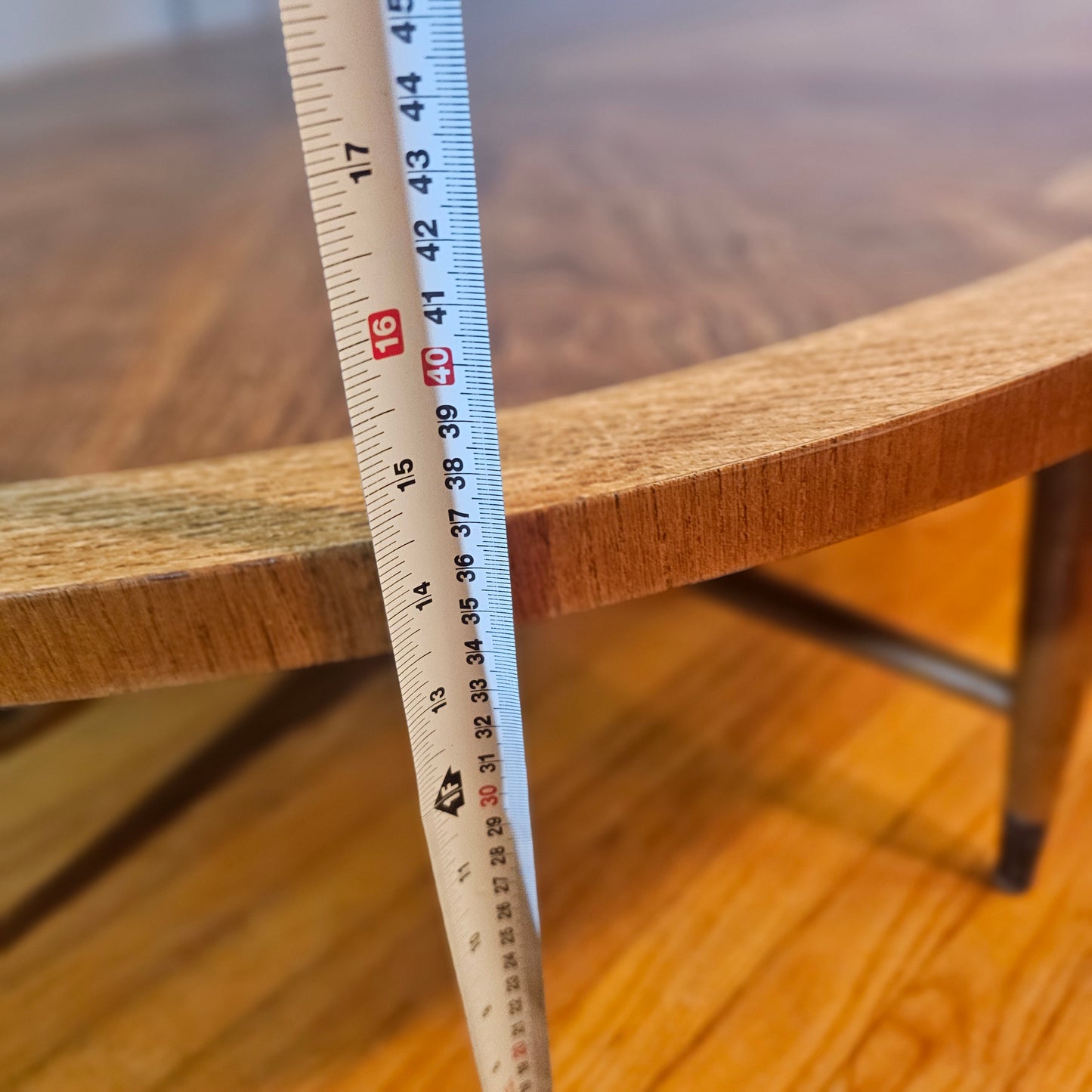 Mid Century Modern Lane Round Coffee Table