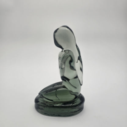 Murano Glass Signed Ermanno Nason Female Figure Sculpture
