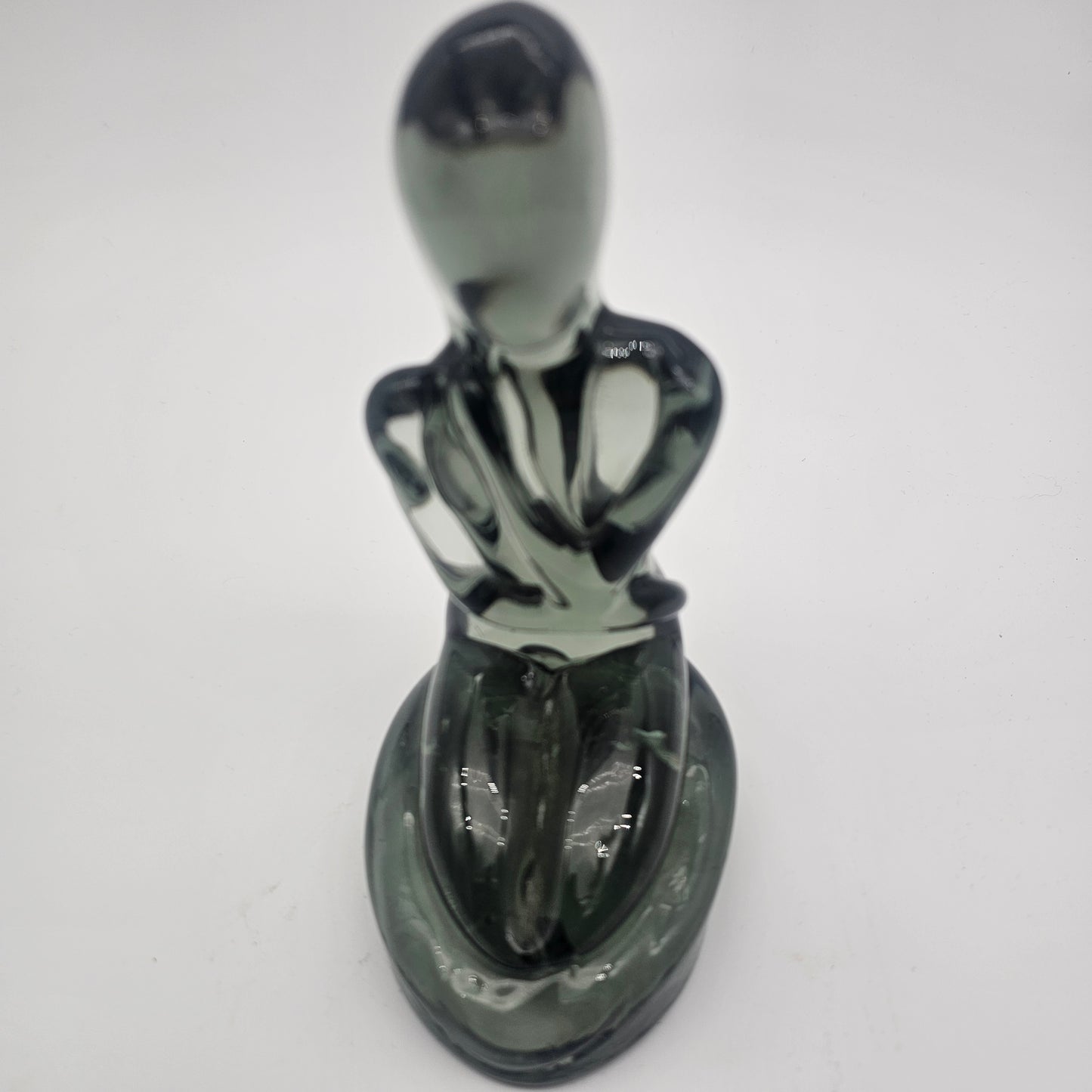 Murano Glass Signed Ermanno Nason Female Figure Sculpture