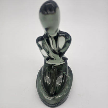 Murano Glass Signed Ermanno Nason Female Figure Sculpture
