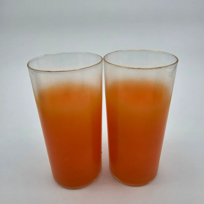 Blendo Frosted Barware Mid-century Tom Collins Glasses (7)