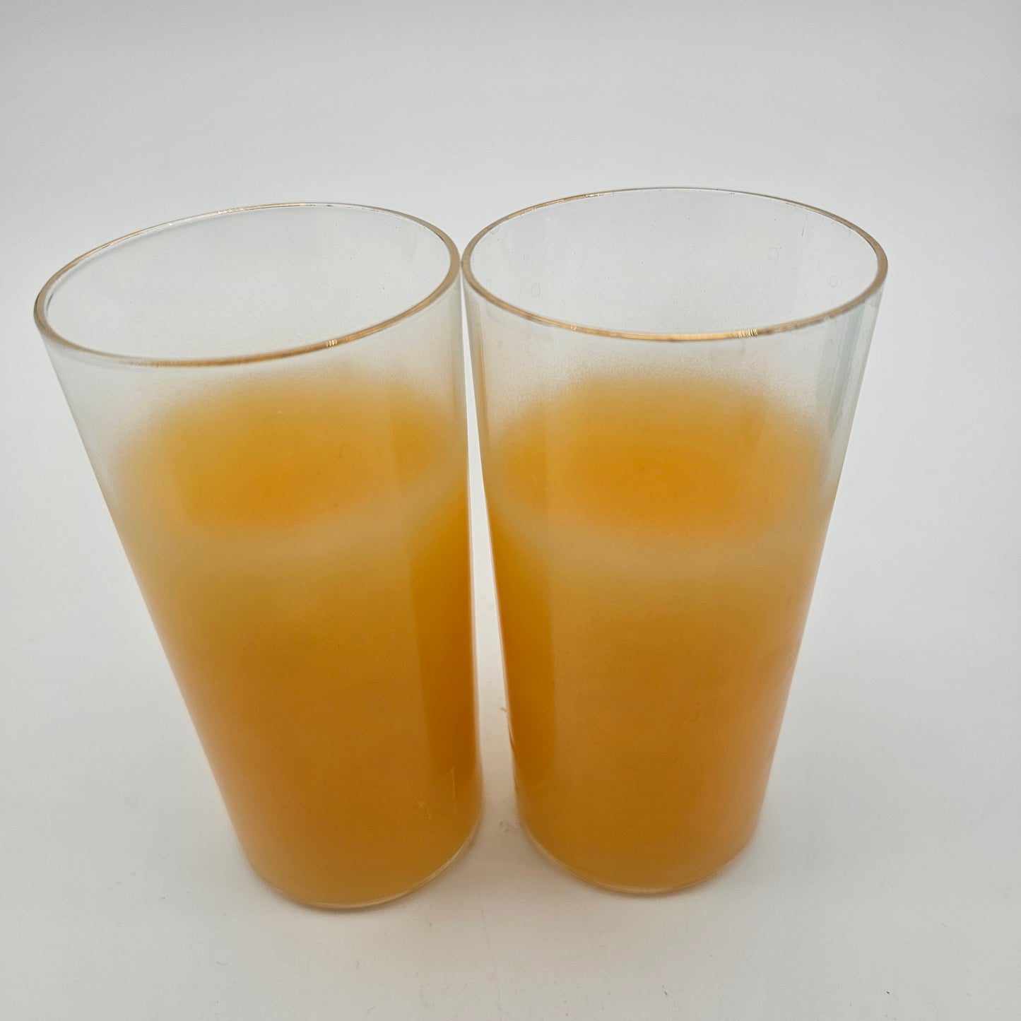 Blendo Frosted Barware Mid-century Tom Collins Glasses (7)
