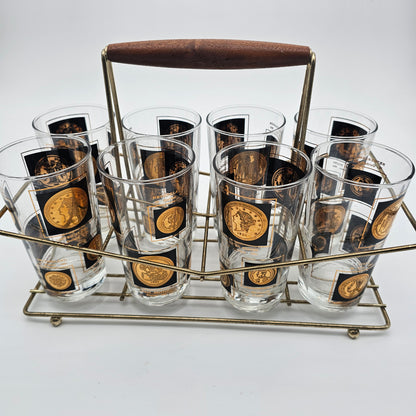 Mid Century Barware Highball Glasses