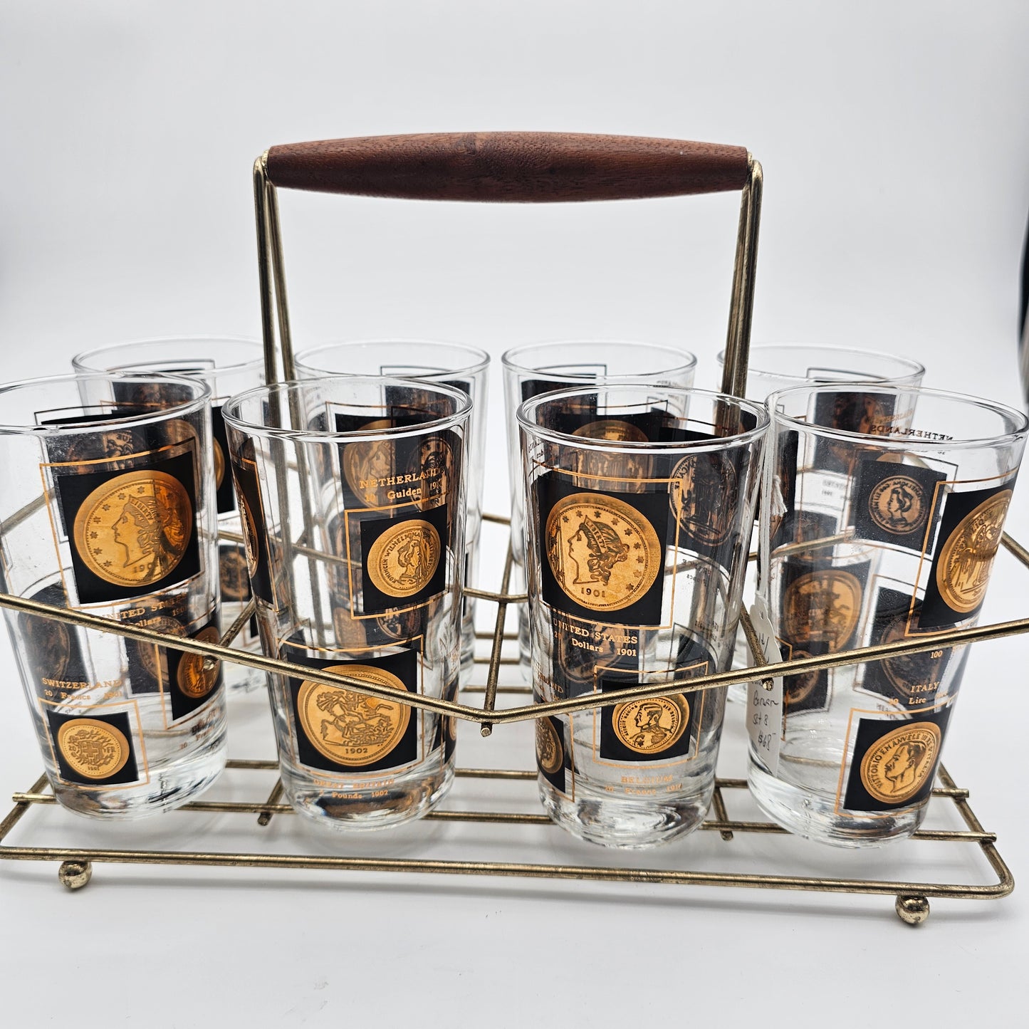 Mid Century Barware Highball Glasses