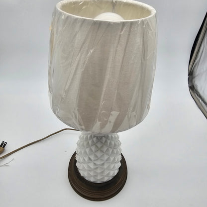 Milk Glass Vintage Lamp