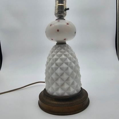 Milk Glass Vintage Lamp