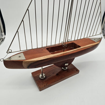 Wood & Metal Sailboat