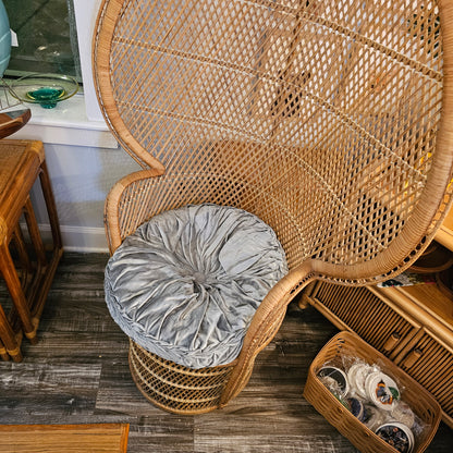 Vintage Wicker Peacock Chair