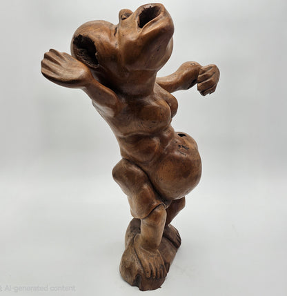 Hand Carved African Sculpture