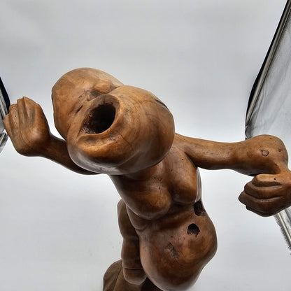 Hand Carved African Sculpture