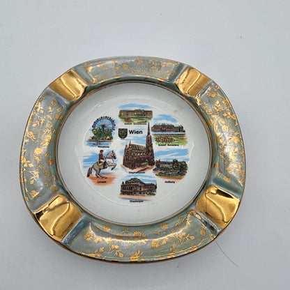 Vintage Souvenir Ashtray Vienna Austria