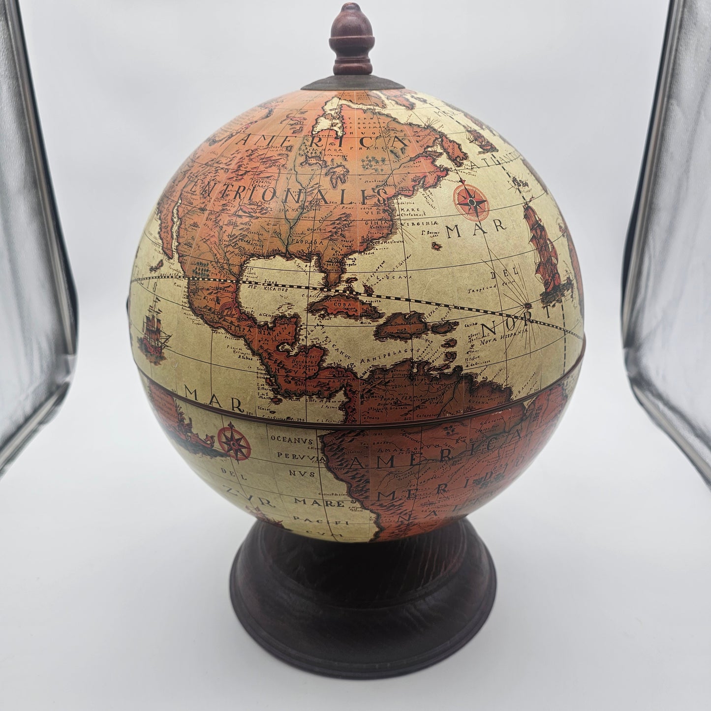 Italian Table Bar Globe from Zoffoli