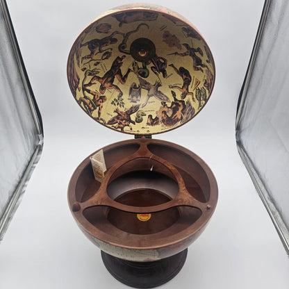 Italian Table Bar Globe from Zoffoli