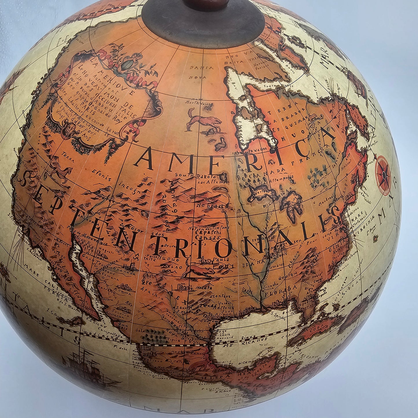 Italian Table Bar Globe from Zoffoli