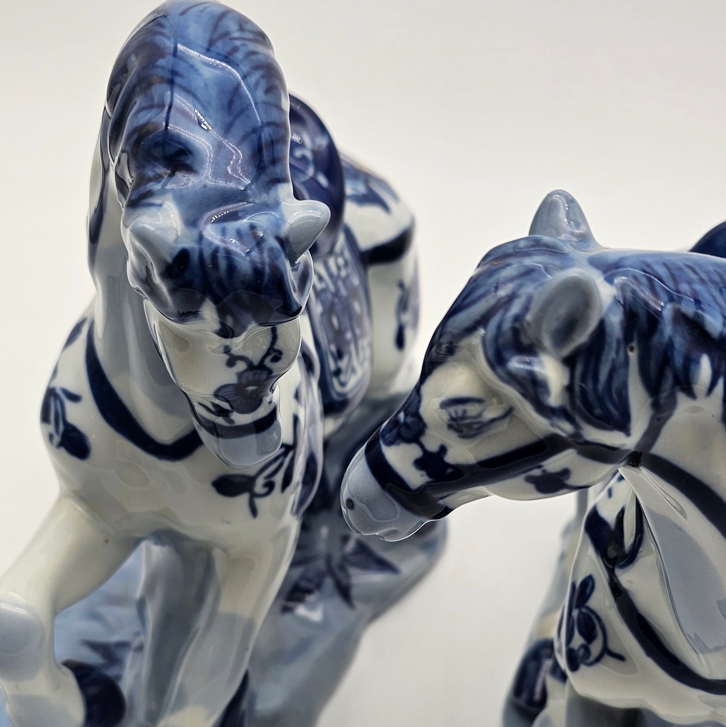 Asian Style Horse Sculptures