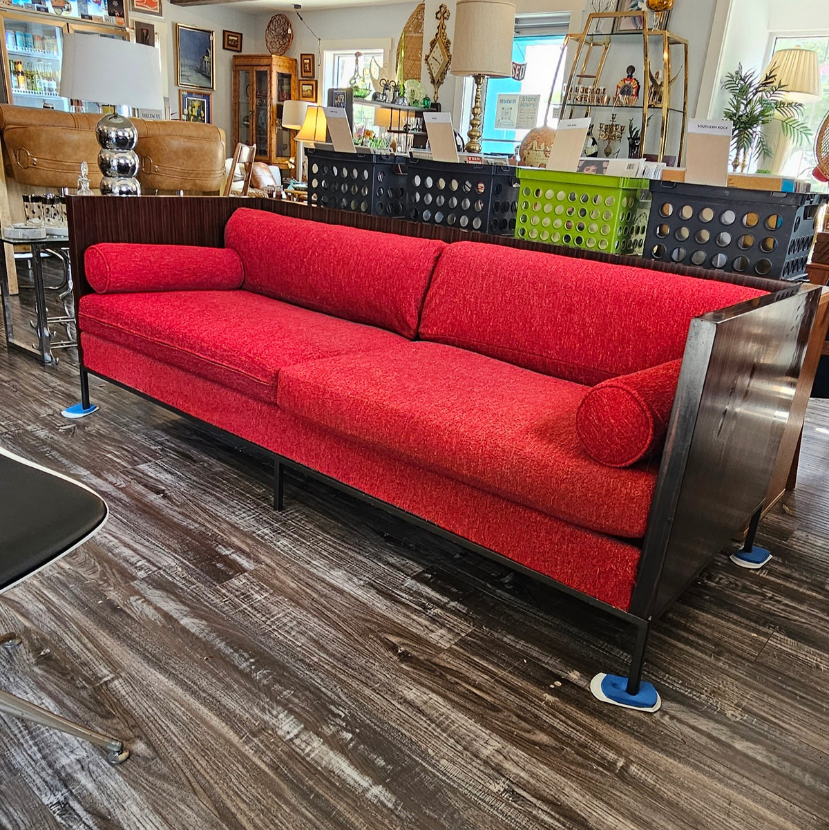 Bolier & Company by Decco Exotic Ebony Wood Sofa