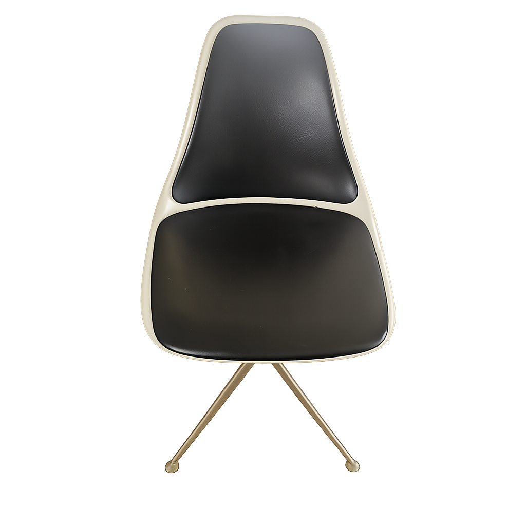 Mid Century Fiberglass Shell Swivel Chair