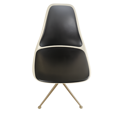 Mid Century Fiberglass Shell Swivel Chair