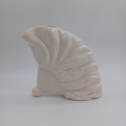 Vintage Fan Shaped Art Deco Vase