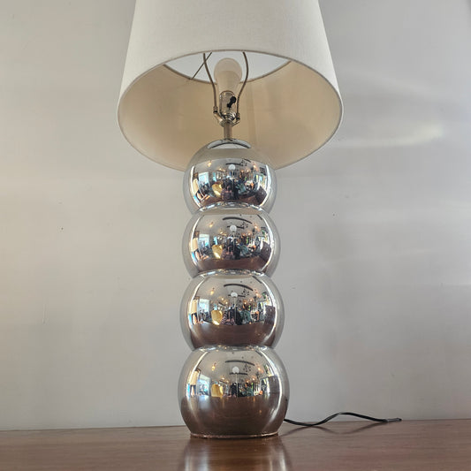 Post Modern Chrome Stacked Lamp Kovacs