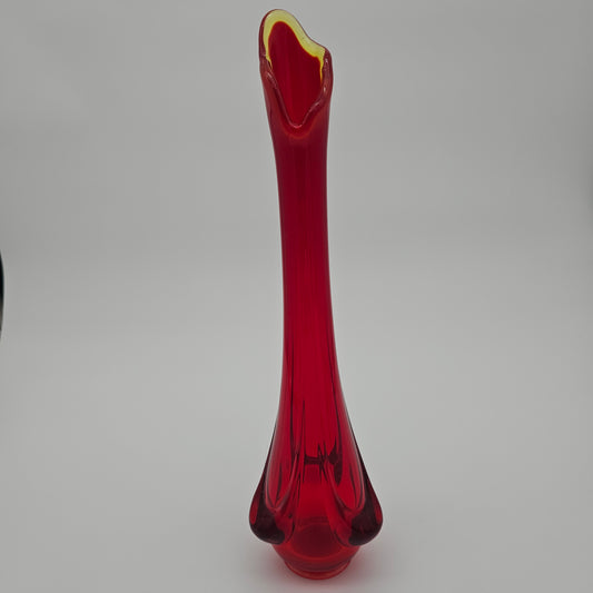 Mid Century Viking Glass vase "Epic Drape"