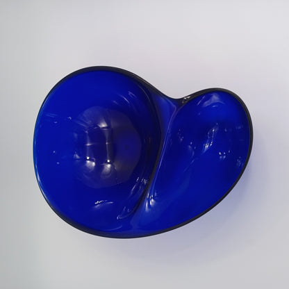 WOVO Cobalt Blue Bowl Chip Dip Acrylic