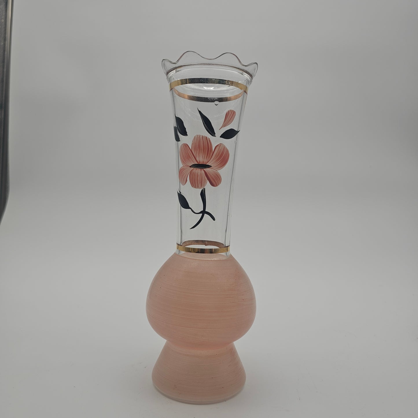 Vintage Bartlett Collins hand painted Bud vase