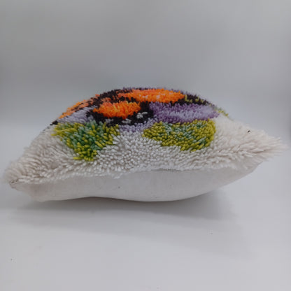 Hand-crafted Latchhook Butterfly Pillow