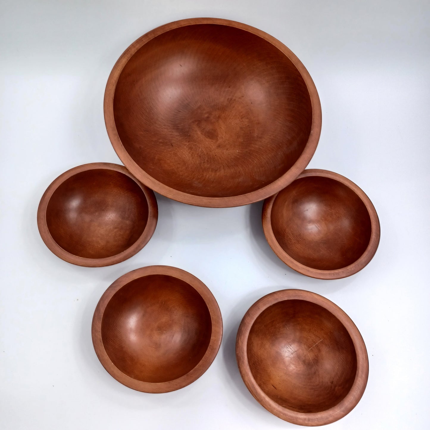 Mid Century Teak Salad Bowl Set