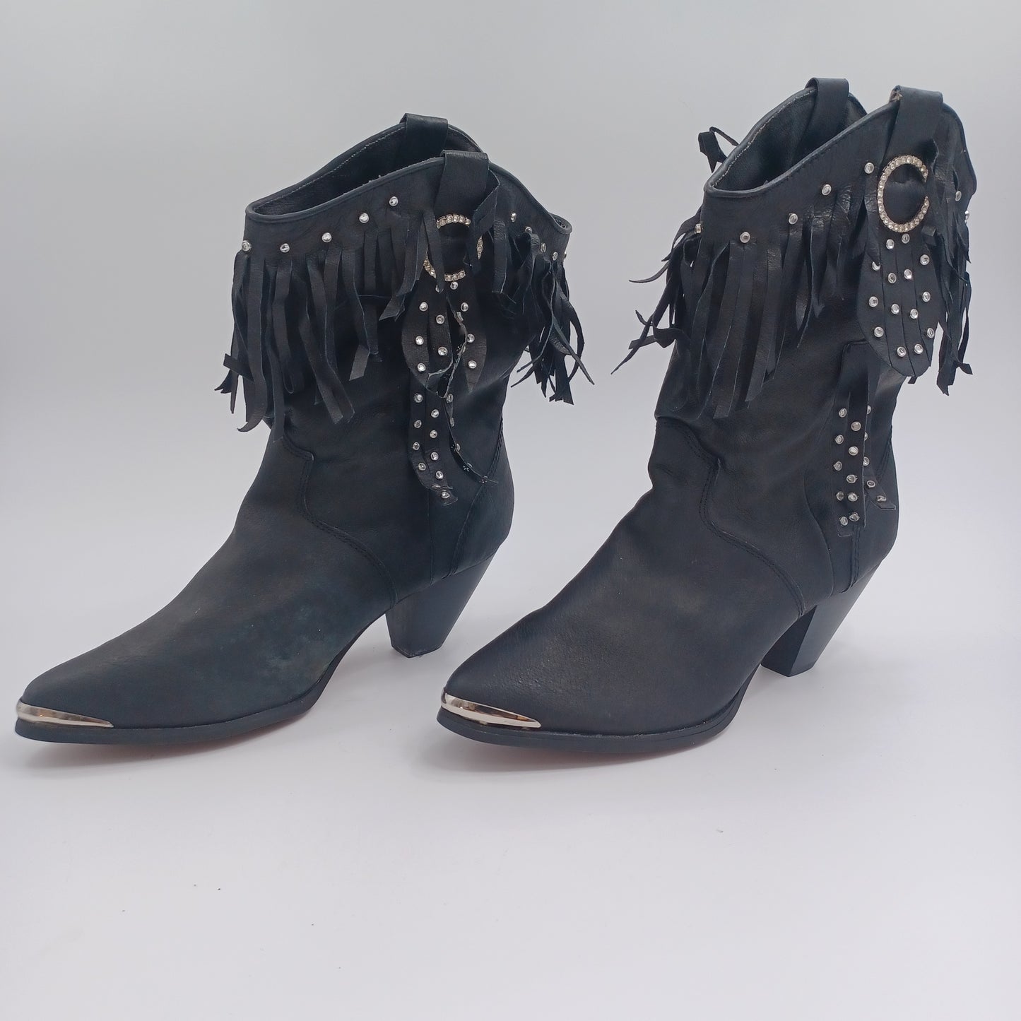 Santa Fe Cowgirl Boots Black