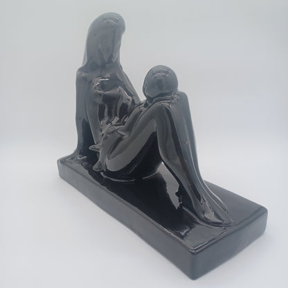Haeger Post Modern Mother and Child Figurine