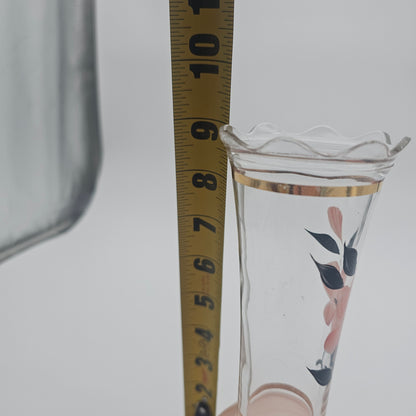 Vintage Bartlett Collins hand painted Bud vase