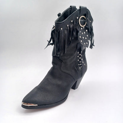 Santa Fe Cowgirl Boots Black