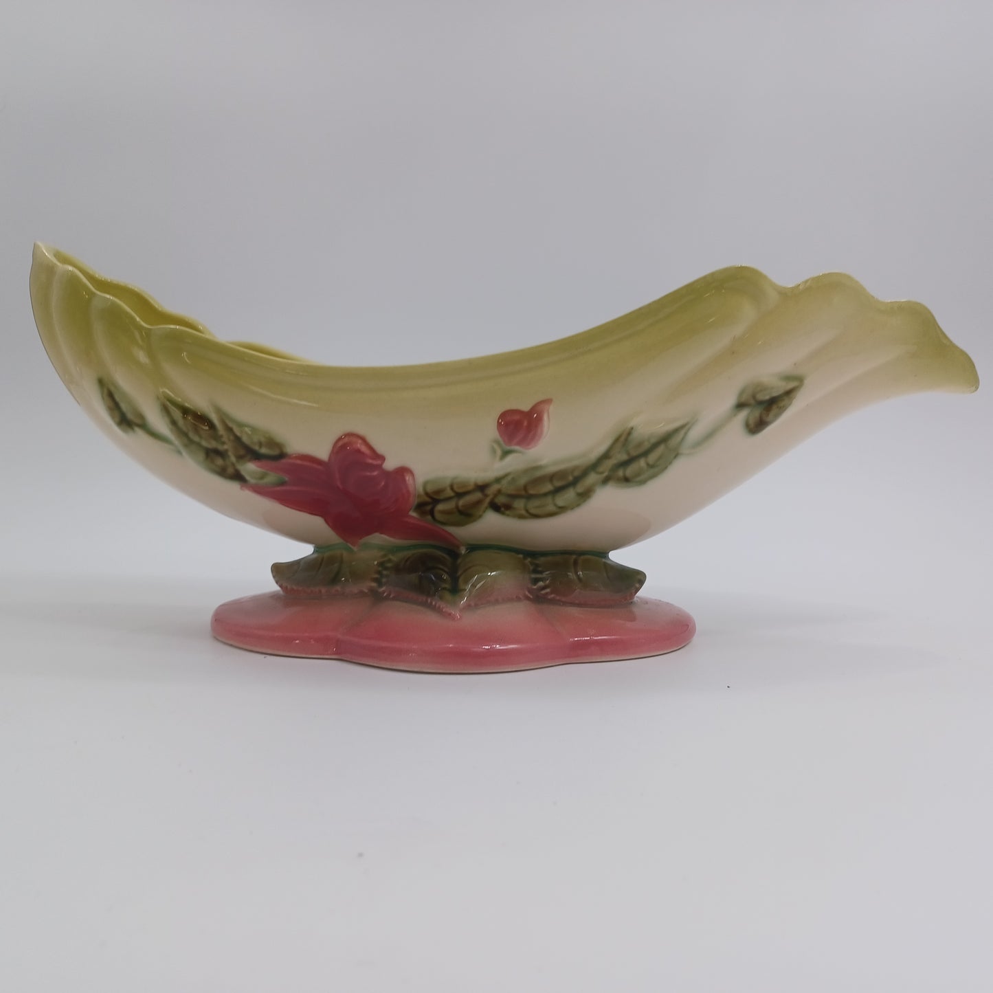 Hull Pottery Woodland Console Bowl