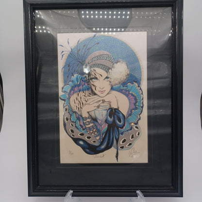 Embossed Lithograph Art by Mary Vickers Signed & Numbered