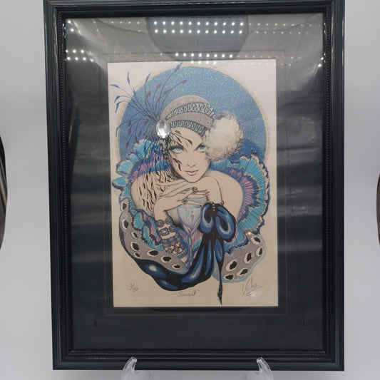 Embossed Lithograph Art by Mary Vickers Signed & Numbered