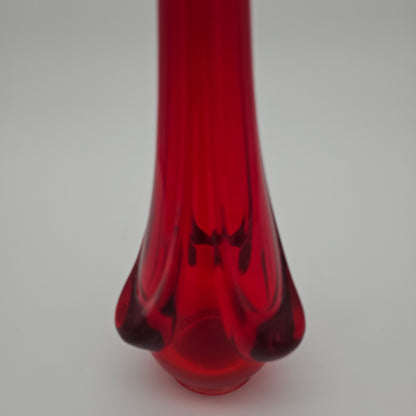 Mid Century Viking Glass vase "Epic Drape"