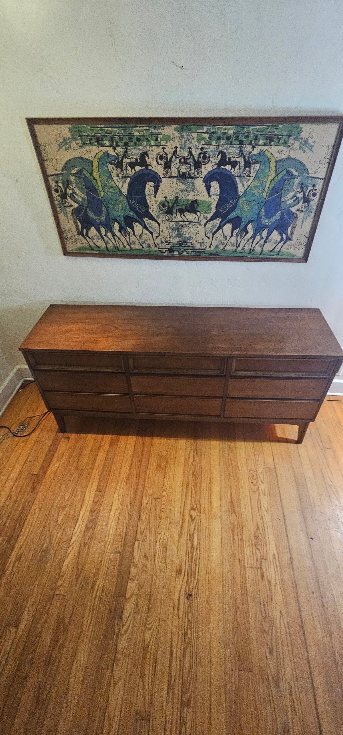 Mid Century Modern Dixie Lowboy Dresser Credenza