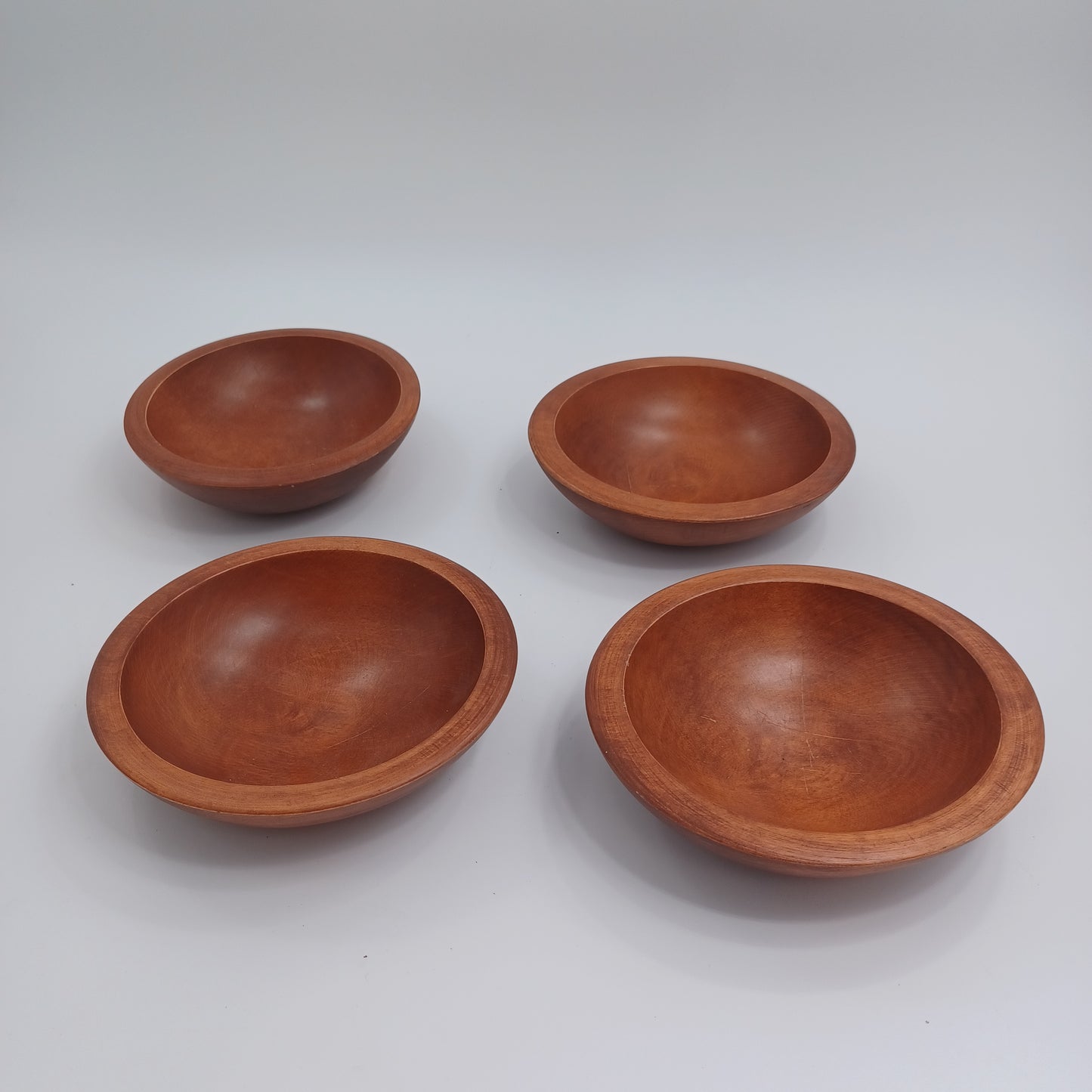 Mid Century Teak Salad Bowl Set