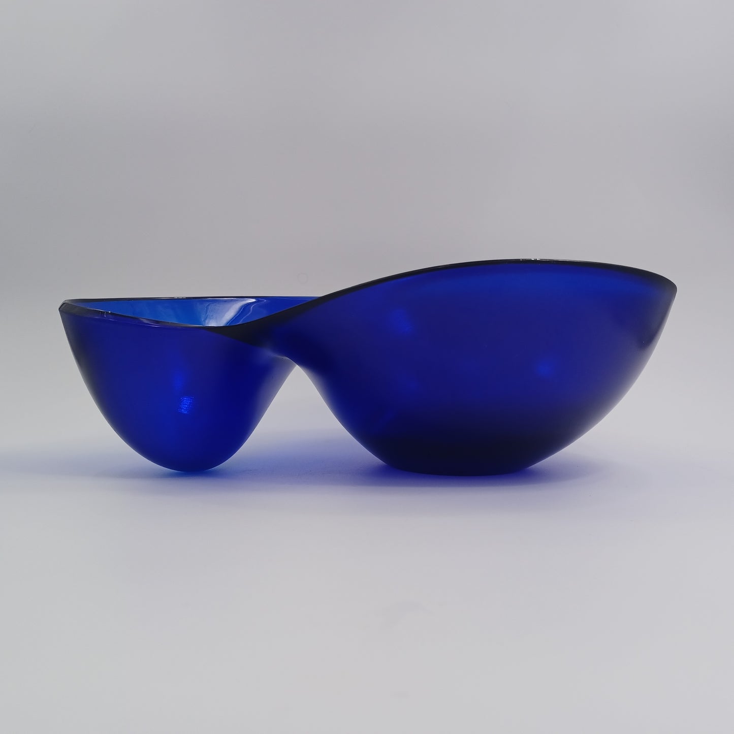 WOVO Cobalt Blue Bowl Chip Dip Acrylic