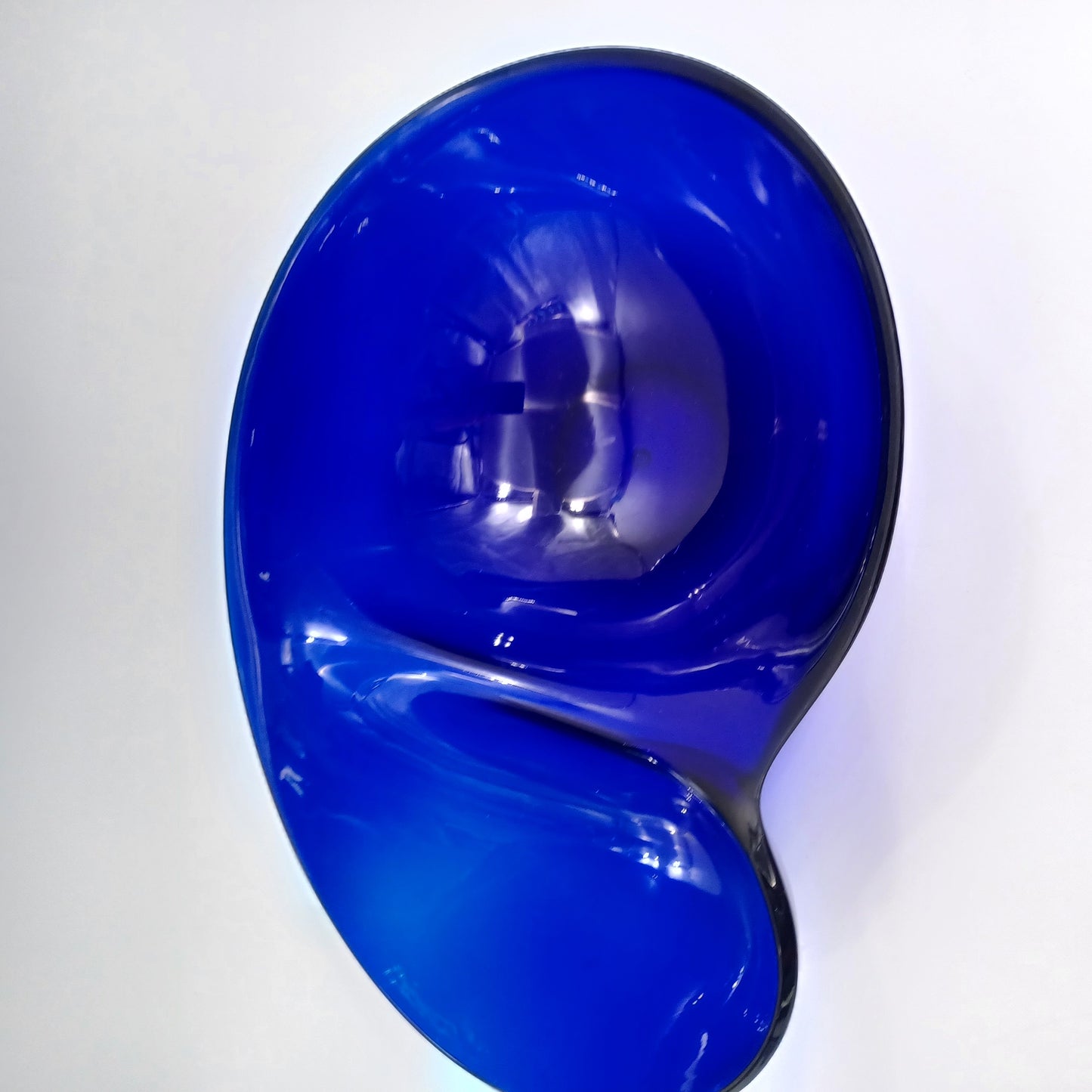 WOVO Cobalt Blue Bowl Chip Dip Acrylic