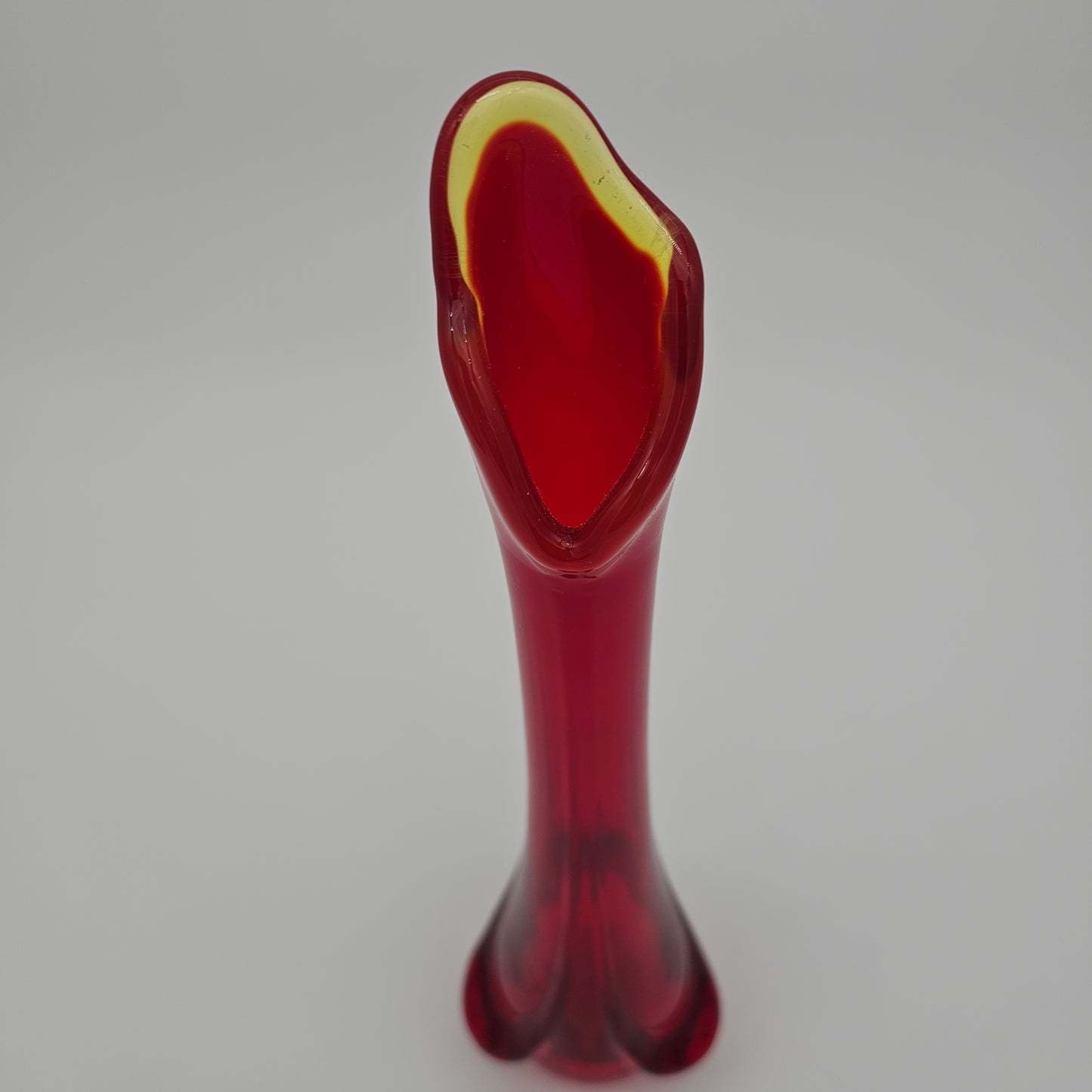 Mid Century Viking Glass vase "Epic Drape"