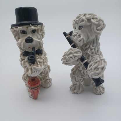 Vintage Italian Spaghetti Dogs Pair