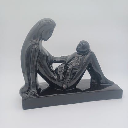 Haeger Post Modern Mother and Child Figurine